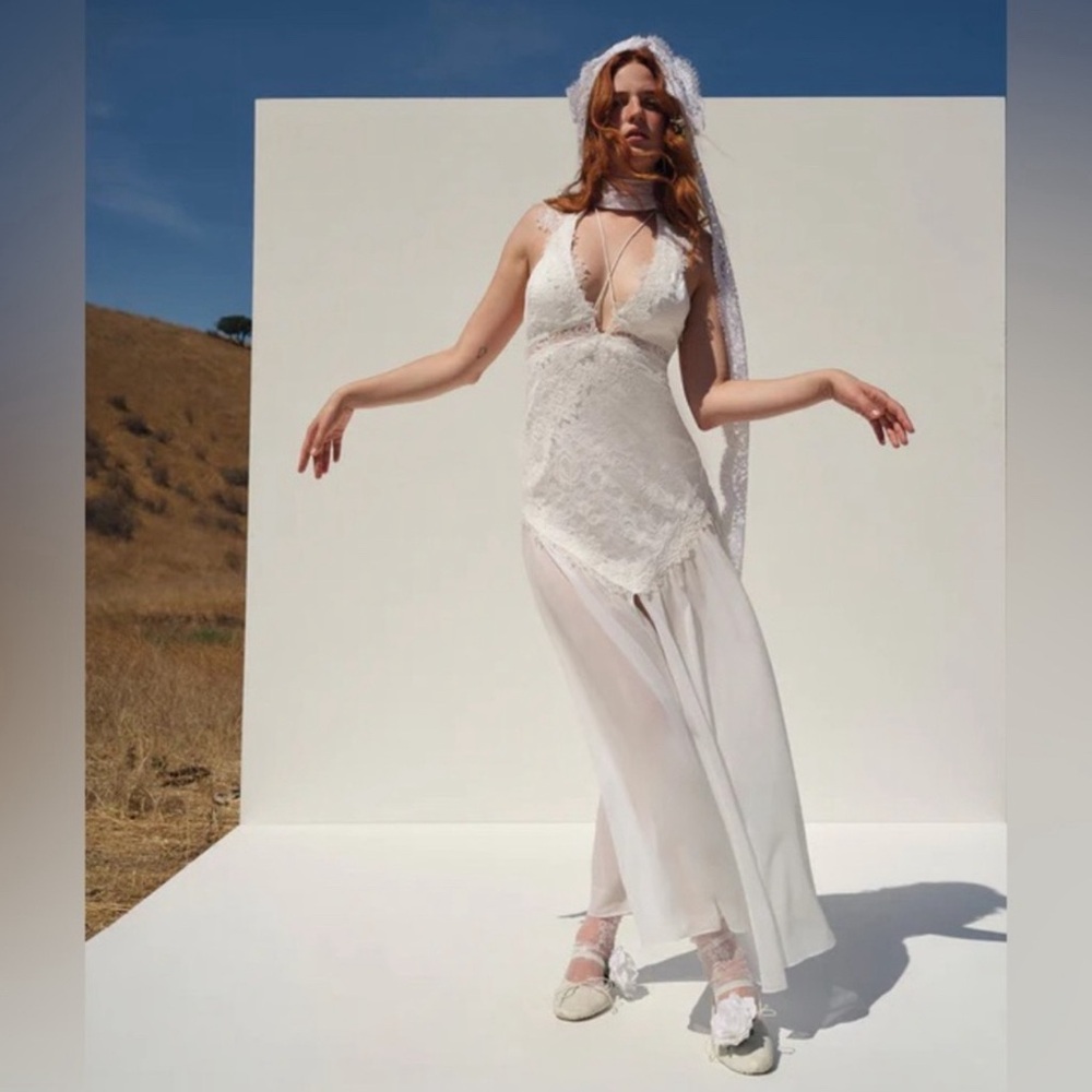 NWT For Love & Lemons Nicola Bridal Gown MSRP $648